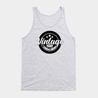 Limited Edition Vintage 1988 birthday - 35th Birthday gift Tank Top